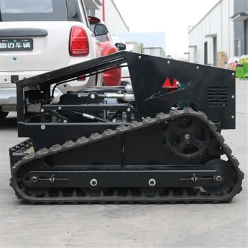 ربات چمن زنی هیبریدی Crawler Mower می تواند چمن زنی را از راه دور کار کند